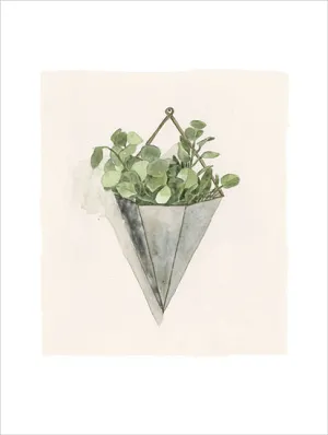 DOG211 - Eucalyptus Wall Pocket - 12x16