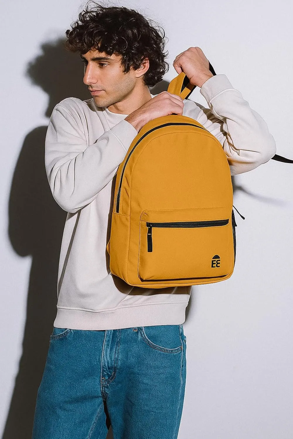 Earthy Elegance Unisex Backpack | Lightweight Travel Backpack with Laptop Compartment | Water-Resistant Daypack for Work & Casual Use | Fits 15.6" Laptop | Stylish & Durable Laptop Bag