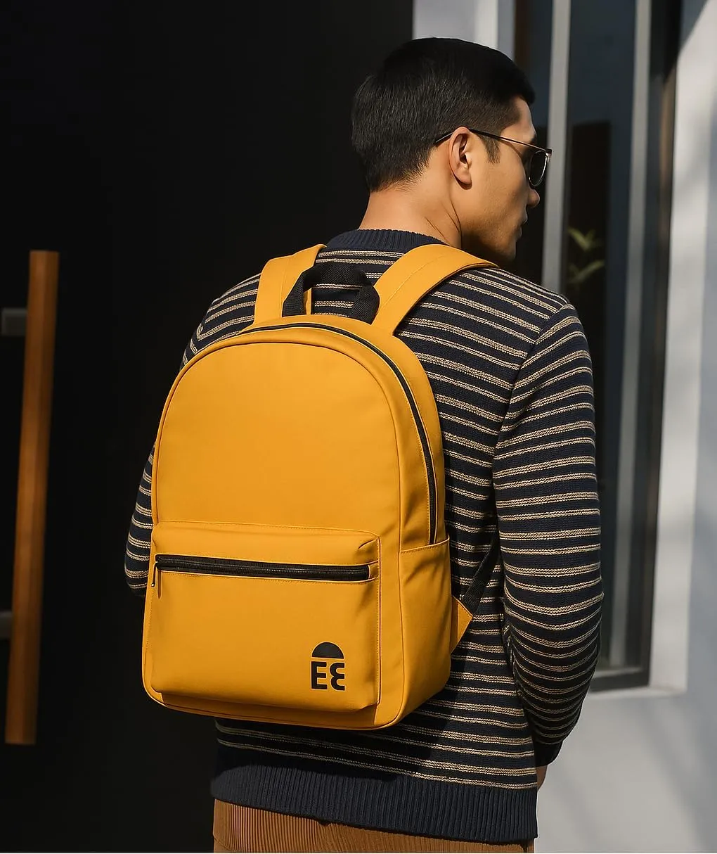 Earthy Elegance Unisex Backpack | Lightweight Travel Backpack with Laptop Compartment | Water-Resistant Daypack for Work & Casual Use | Fits 15.6" Laptop | Stylish & Durable Laptop Bag