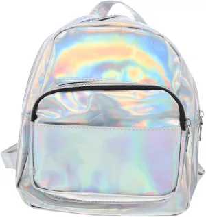 Elegant Cartoon Unicorn Backpack Glossy Backpack Large Capacity Bookbag for Travel Casual Use