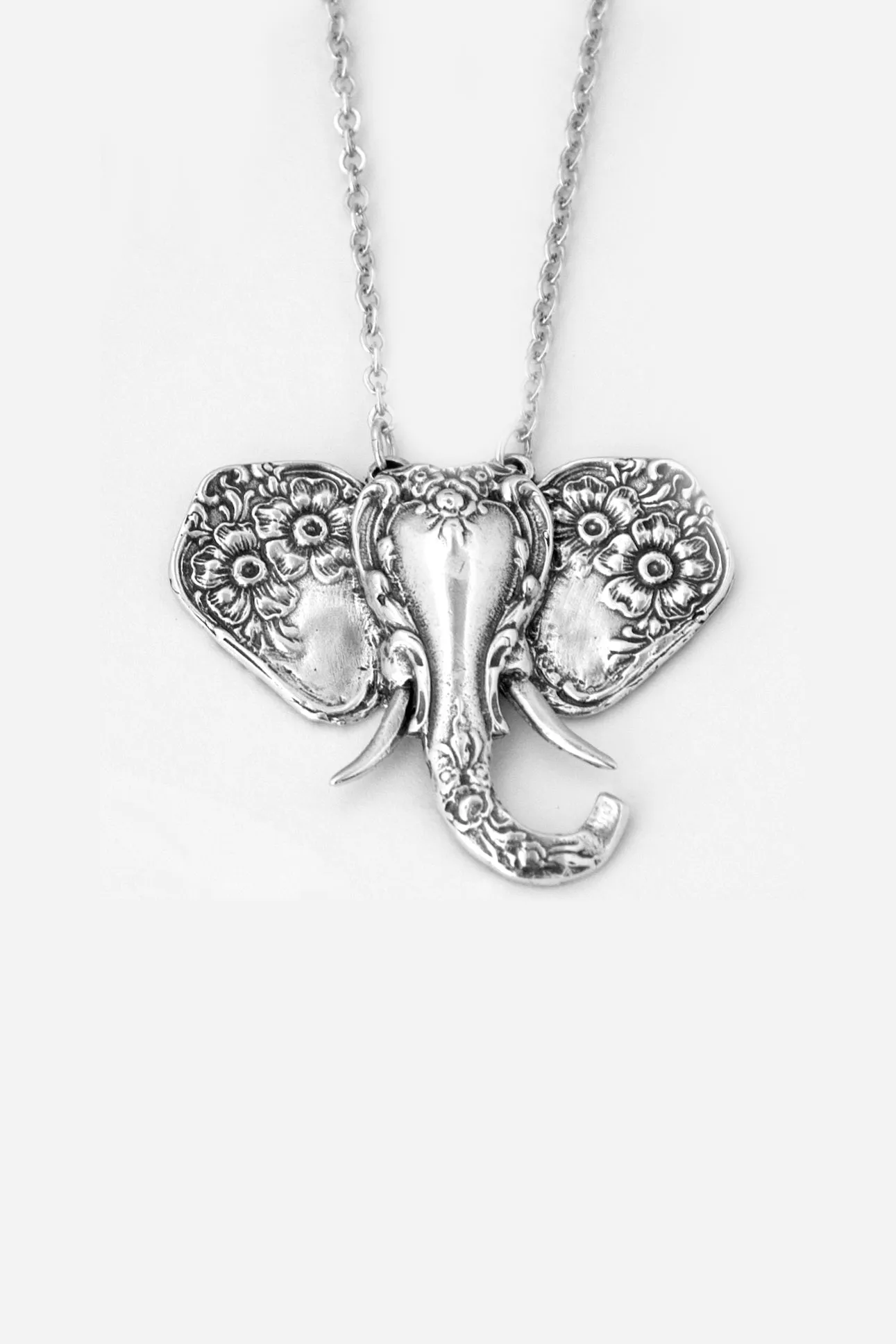 Elephant Sterling Silver Necklace
