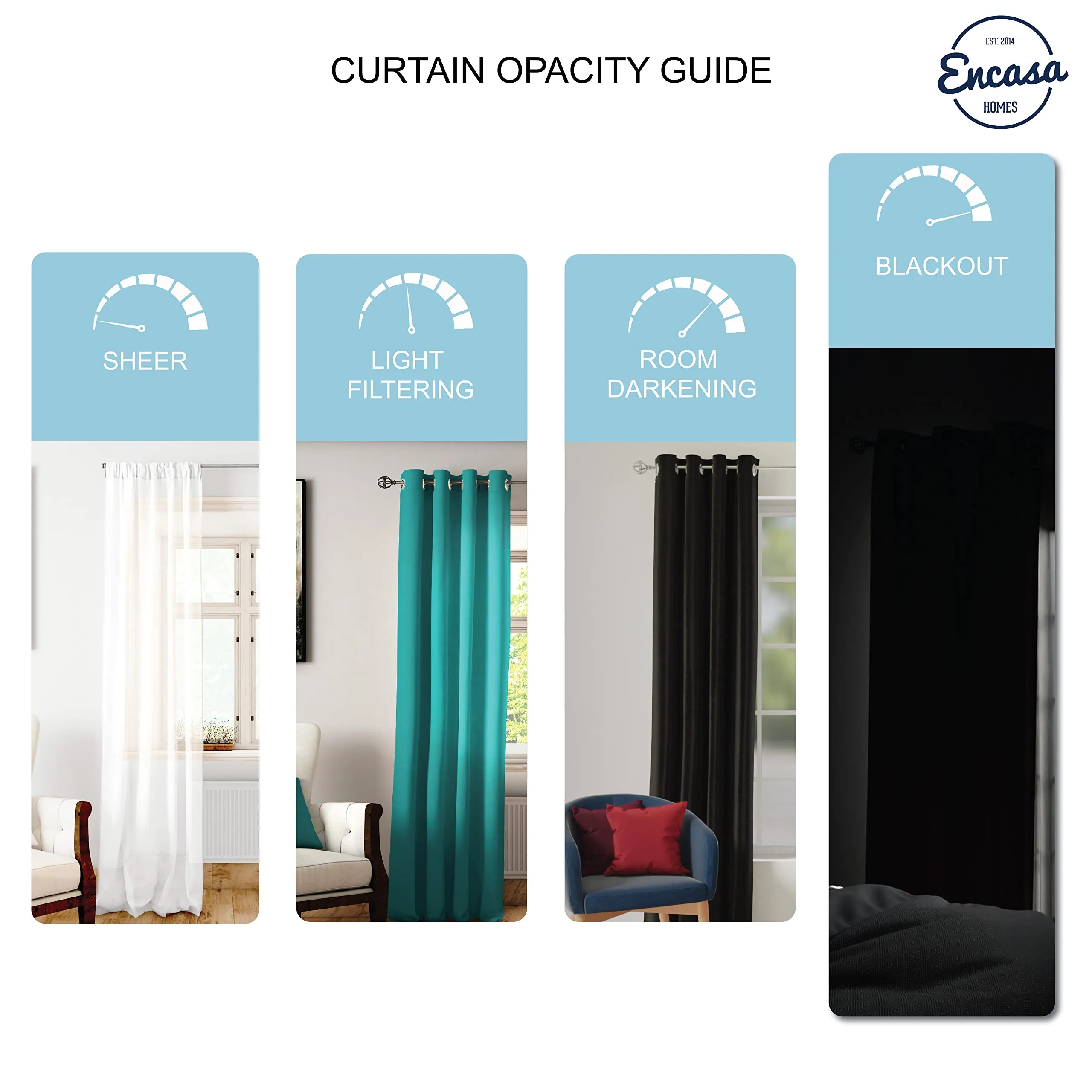 Encasa Homes Blackout Curtains (9 ft, 2 Panels) - Room Darkening - Floral Digital Print with Grommets, 85% Light Blocking, Sound & Heat Reducing - L1 Orange