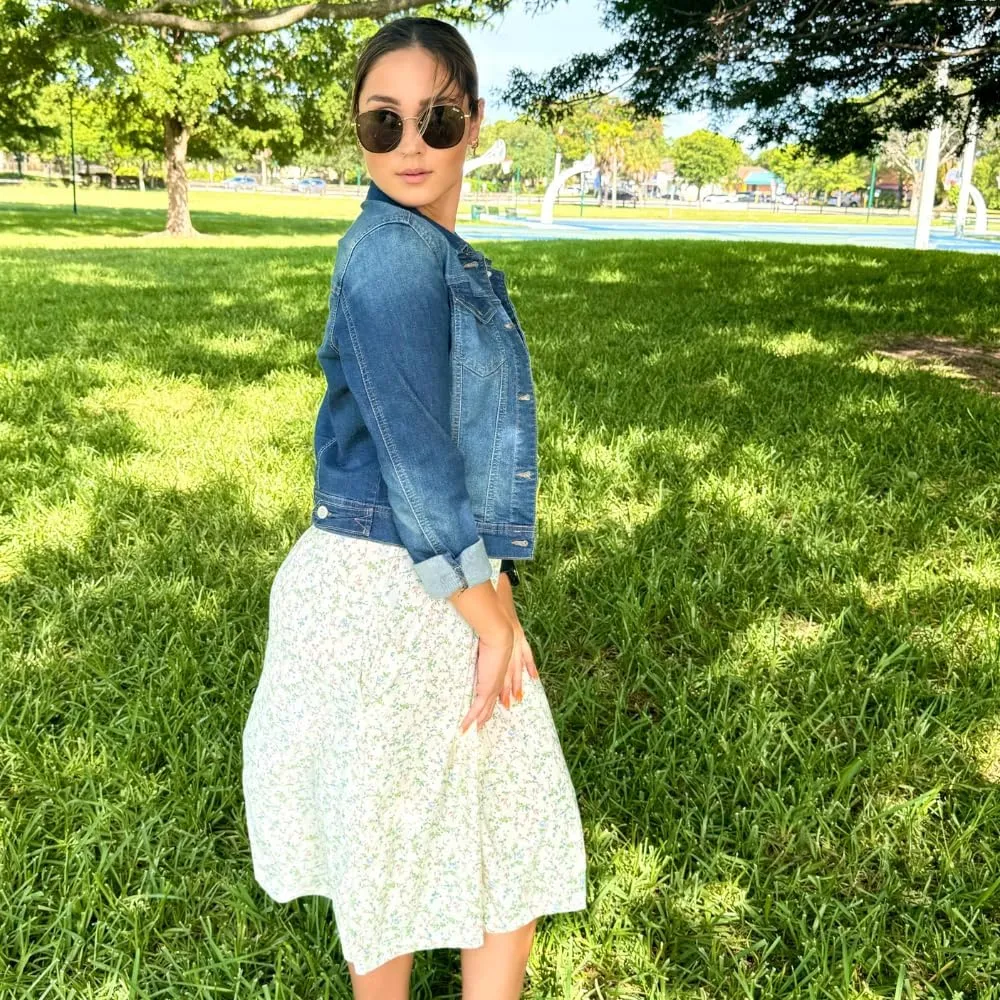 Floral Sundress with Pocket, Beach Outfit Sleeveless Long Sundress, Scrunchie Included Vacation Dresses for Women 2024