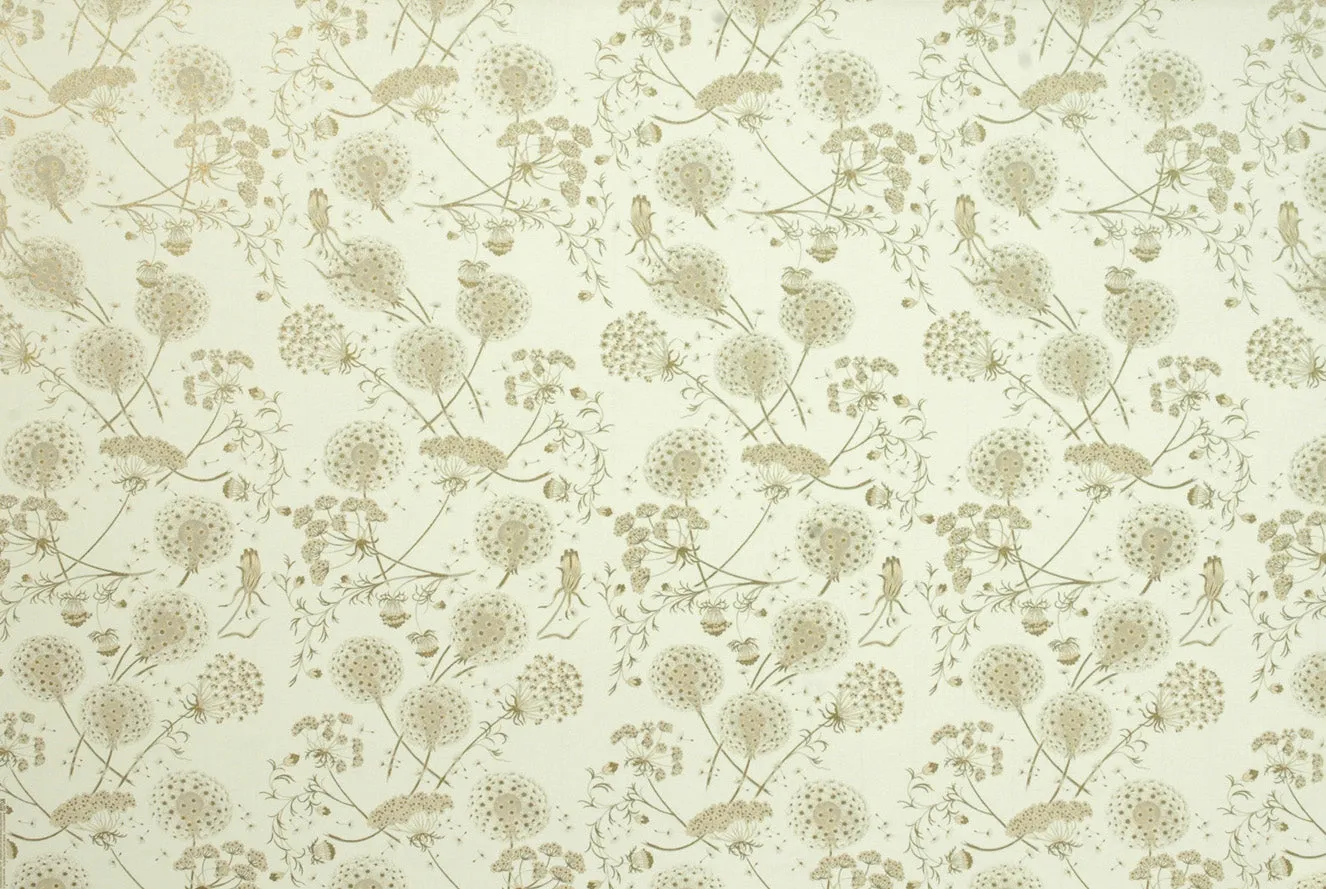 Florentine Print Dandelion Gold on Cream