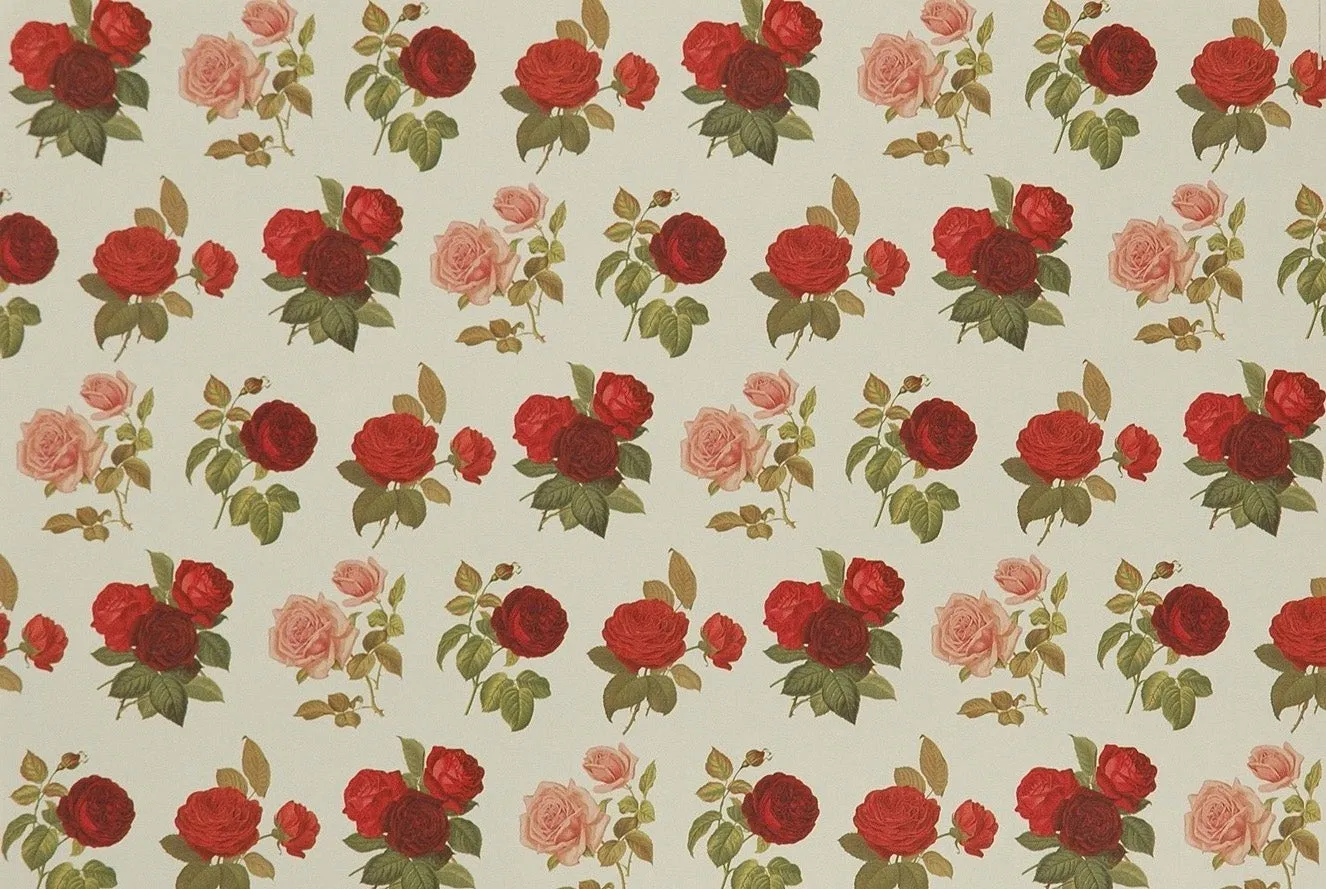 Florentine Print Roses