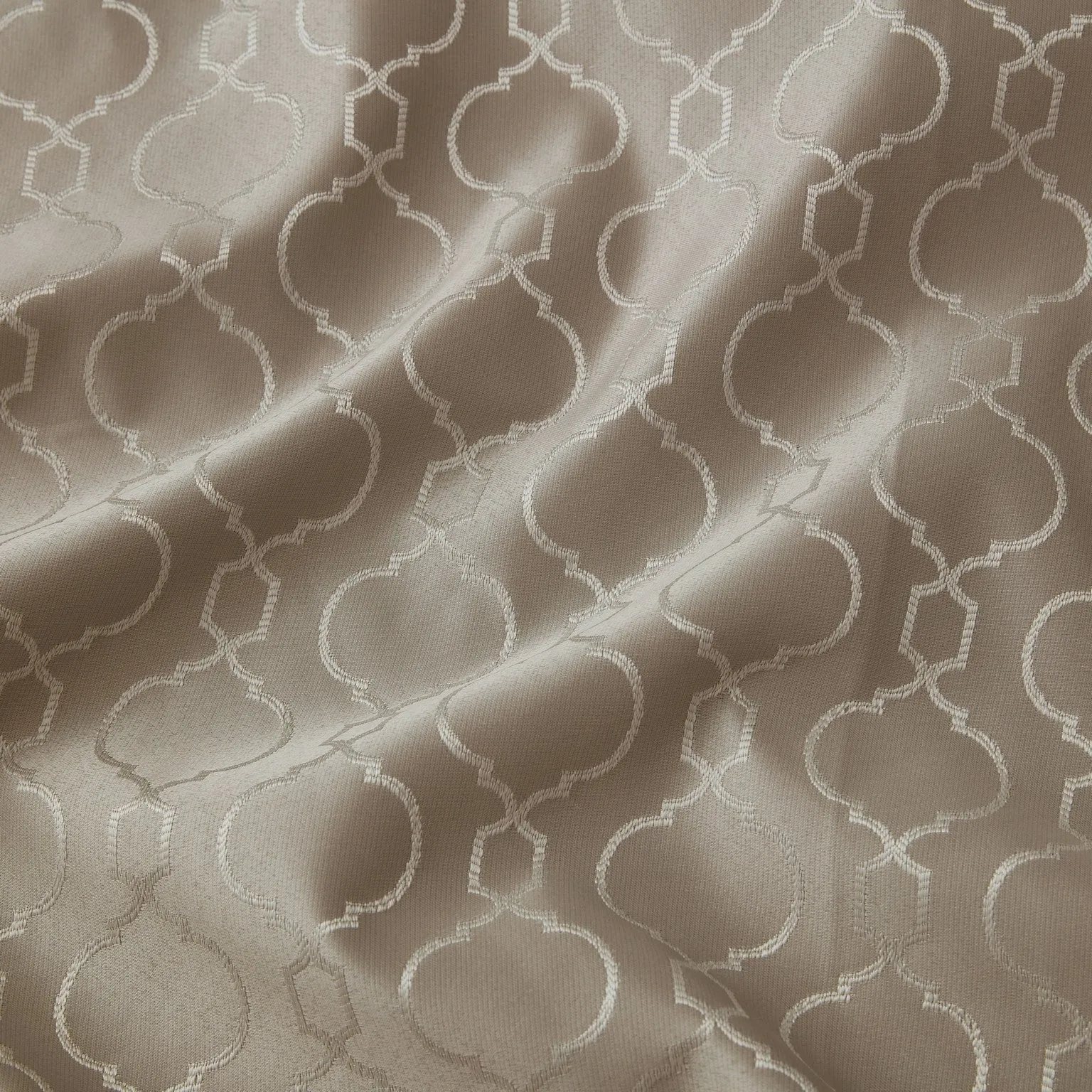 Franklin Moroccan Trellis 100% Blackout Back Tab Curtain Panels