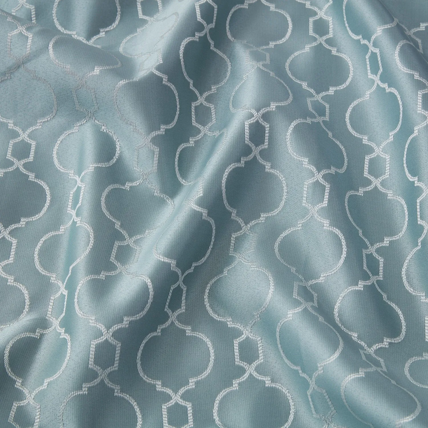 Franklin Moroccan Trellis 100% Blackout Back Tab Curtain Panels