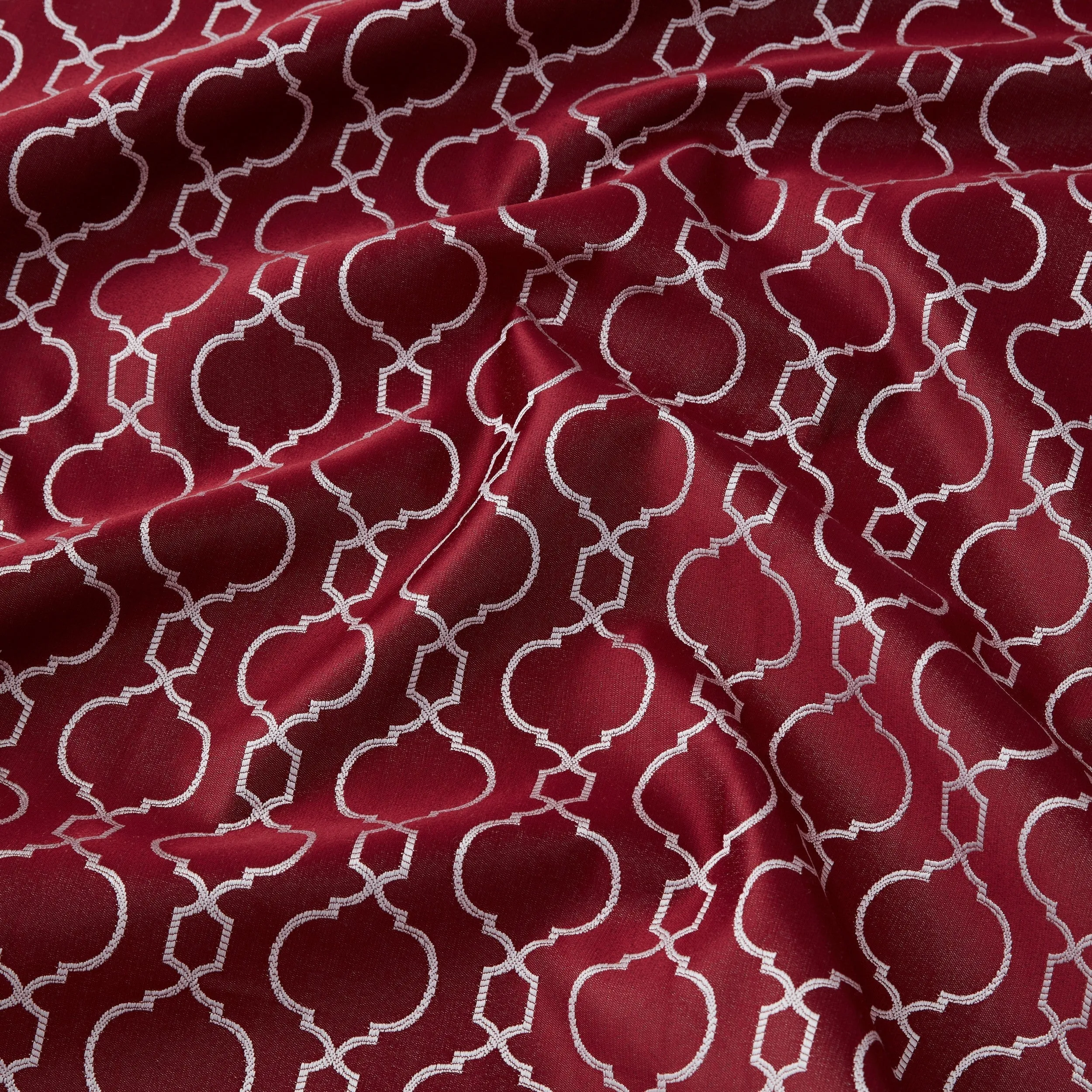 Franklin Moroccan Trellis 100% Blackout Back Tab Curtain Panels