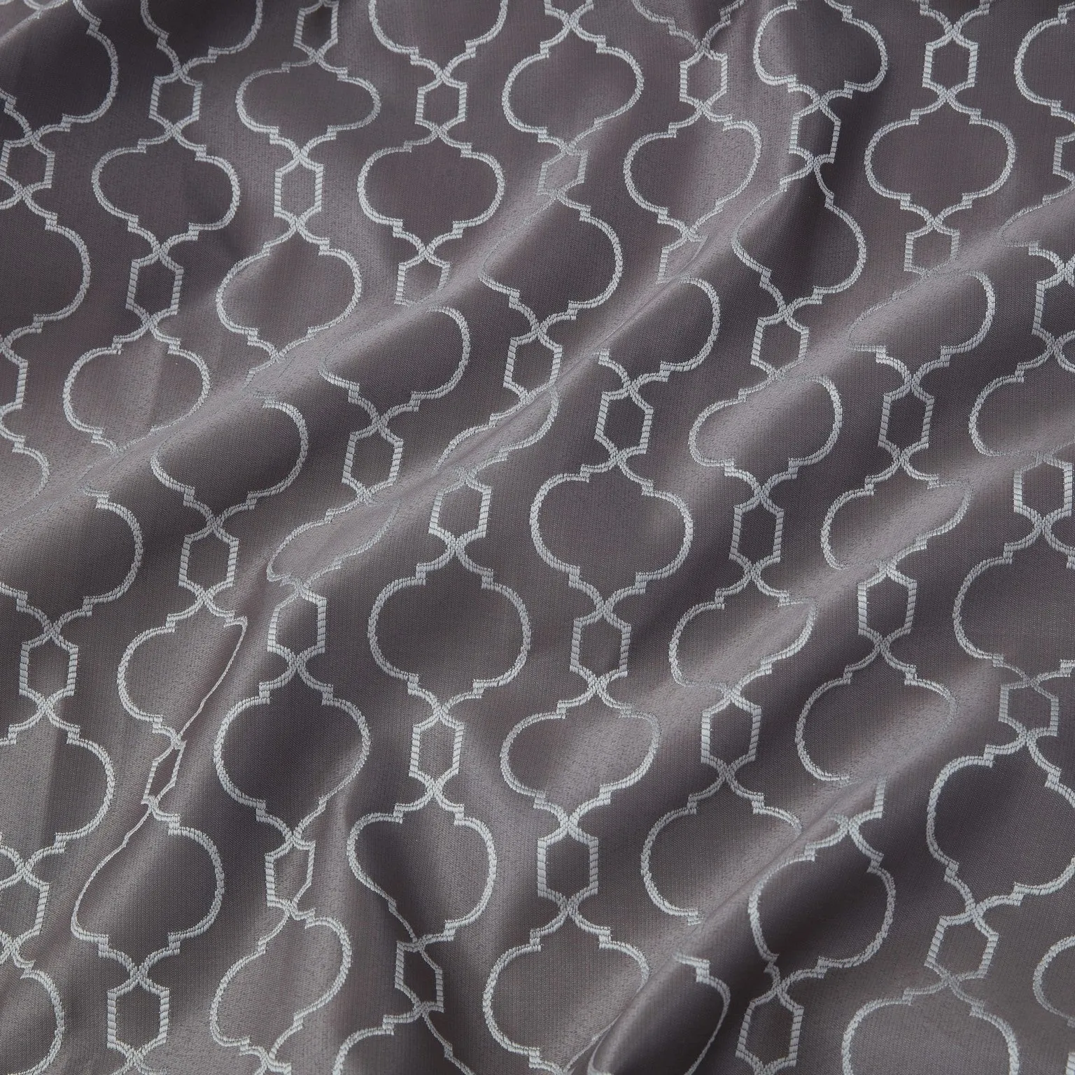 Franklin Moroccan Trellis 100% Blackout Back Tab Curtain Panels