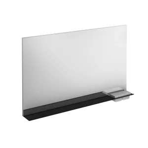 Frontline Structure 1200mm Illuminated Mirror with Black Shelf & Storage Cases