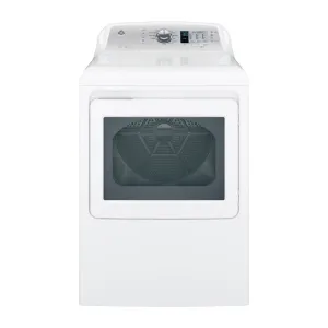 GE - 7.4 Cu. Ft. 12 Cycle Electric Dryer - White