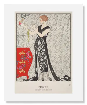 George Barbier, â€œFumée - Robe du soir, de Beer"