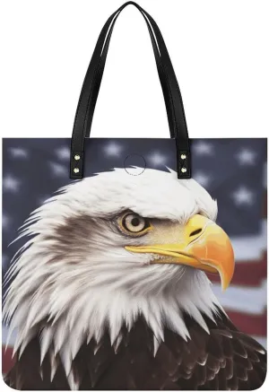 Handbags for WomenBald EagleTrendy Vegan Leather Hobo Handbags,Women's Soft Bucket Bag For Women - Ladies Handbags For Work, Travel, Casual Use,Birthday Gifts