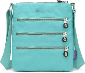 Handbags Shoulder Bags New Women Messenger Bags for Women Waterproof Nylon Handbag Female Shoulder Bag Ladies Crossbody (Green)