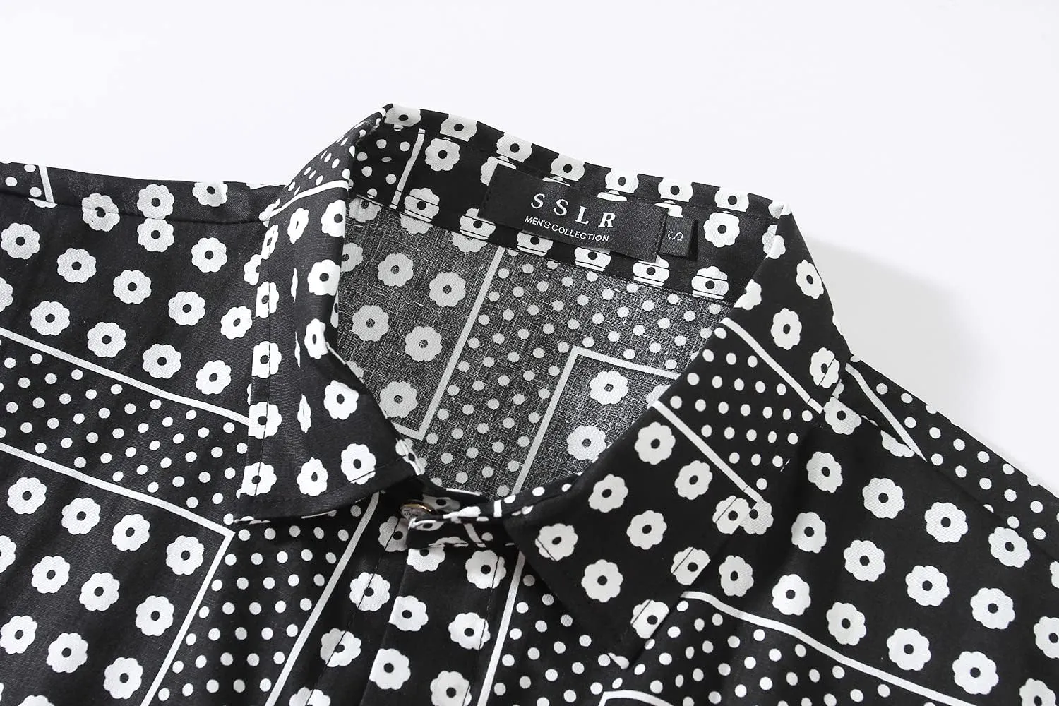 Hawaiian Shirt for Men, Beach Shirts for Men, Tropical Shirts Short Sleeve Floral Casual Button Down