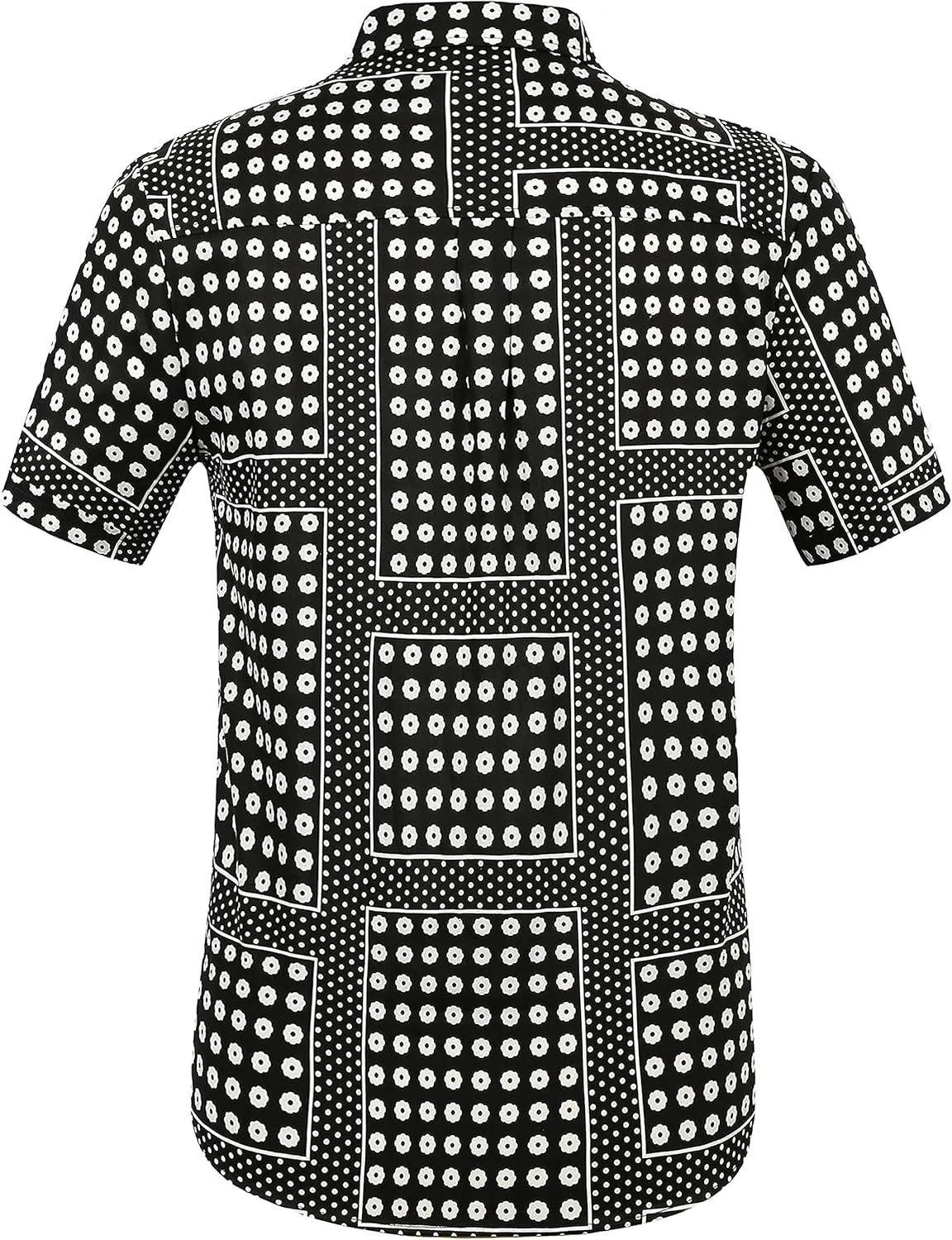 Hawaiian Shirt for Men, Beach Shirts for Men, Tropical Shirts Short Sleeve Floral Casual Button Down