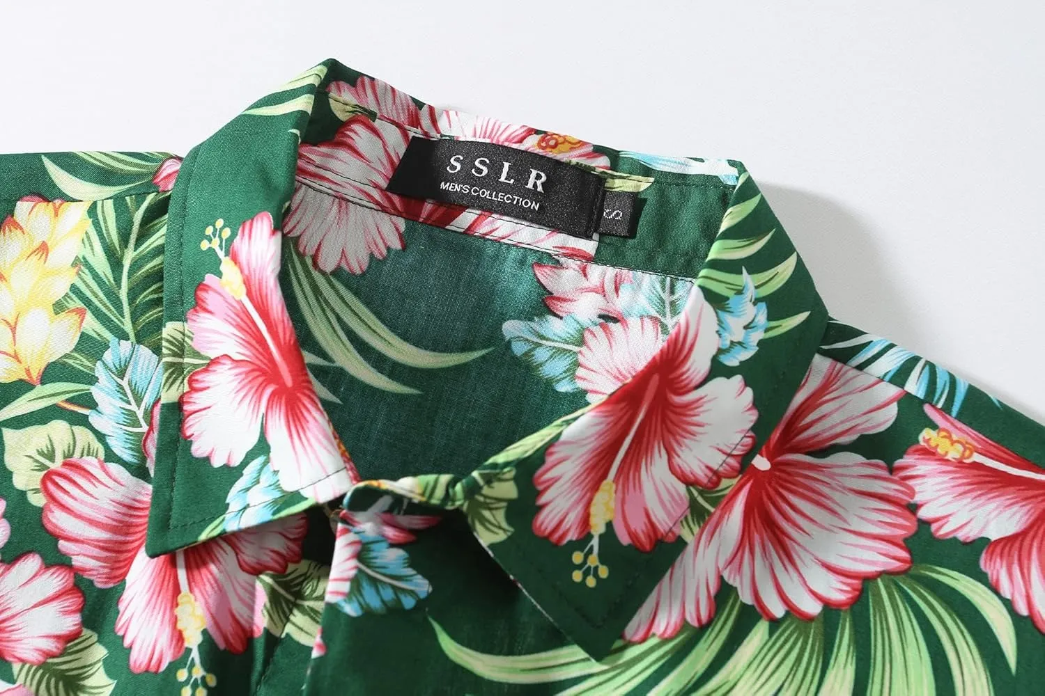 Hawaiian Shirt for Men, Beach Shirts for Men, Tropical Shirts Short Sleeve Floral Casual Button Down