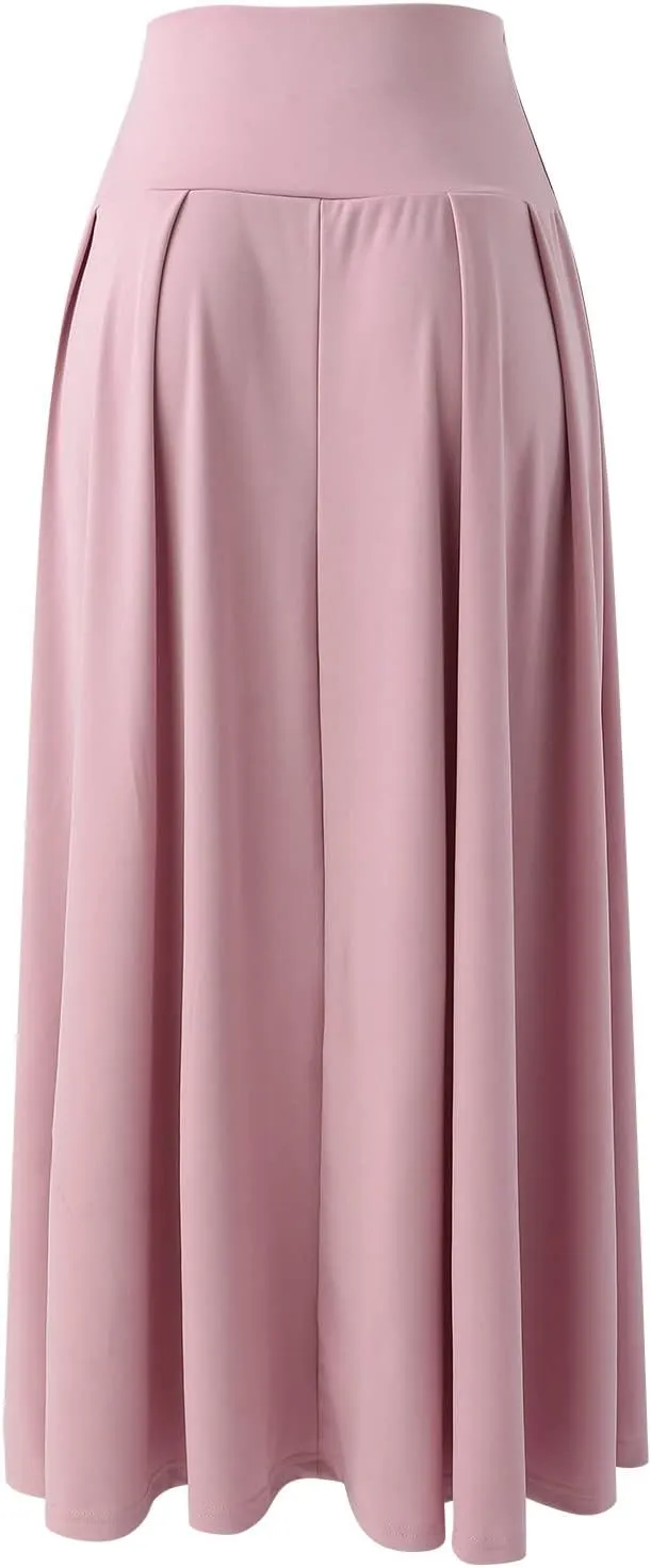High Waisted Skirts for Women Asymmetrical Draped Hem Flowy Midi Length Bohemian Skirt with Adjustable Waist Tie