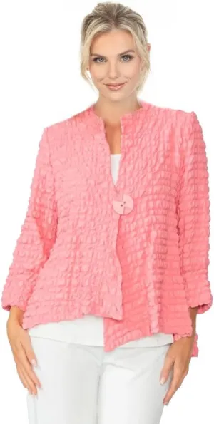 IC Collection Textured Asymmetric Jacket