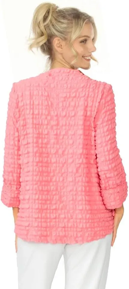 IC Collection Textured Asymmetric Jacket