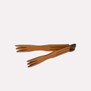 Inside-Out Tongs for Hors d'Oeuvres by Jonathan’s Spoons
