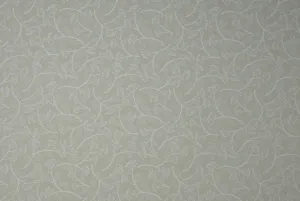 Italian Letterpress Flowers on Beige