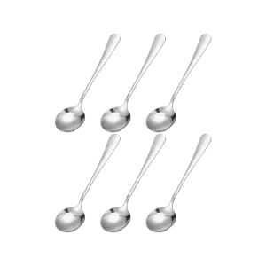 JAN'S SILVER SOUP SPOON 6PCS