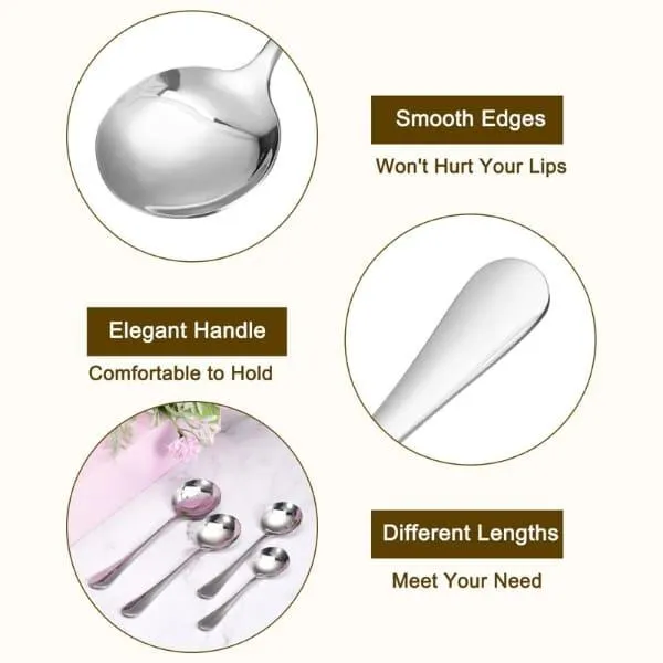 JAN'S SILVER SOUP SPOON 6PCS