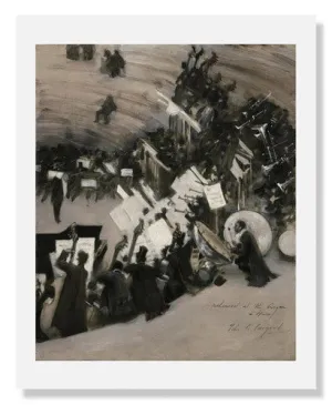 John Singer Sargent, Rehearsal of the Pasdeloup Orchestra