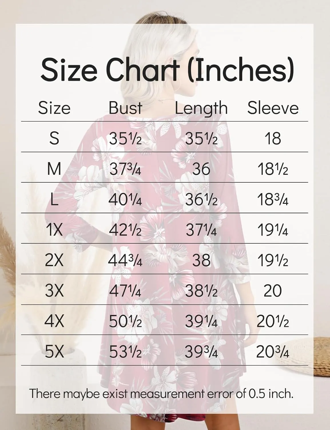 JollieLovin Women 3/4 Sleeve Plus Size Casual Fall Dresses 2024 Crew Neck T Shirt Long Tunic Dress