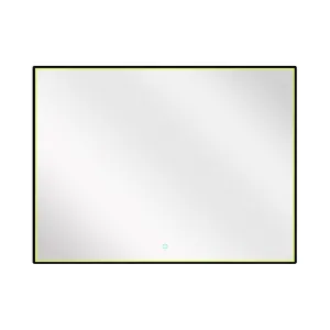 Keanu 48 In. X 36 In. Tri-color LED Wall Mirror With Touch On/Off Dimmer Function
