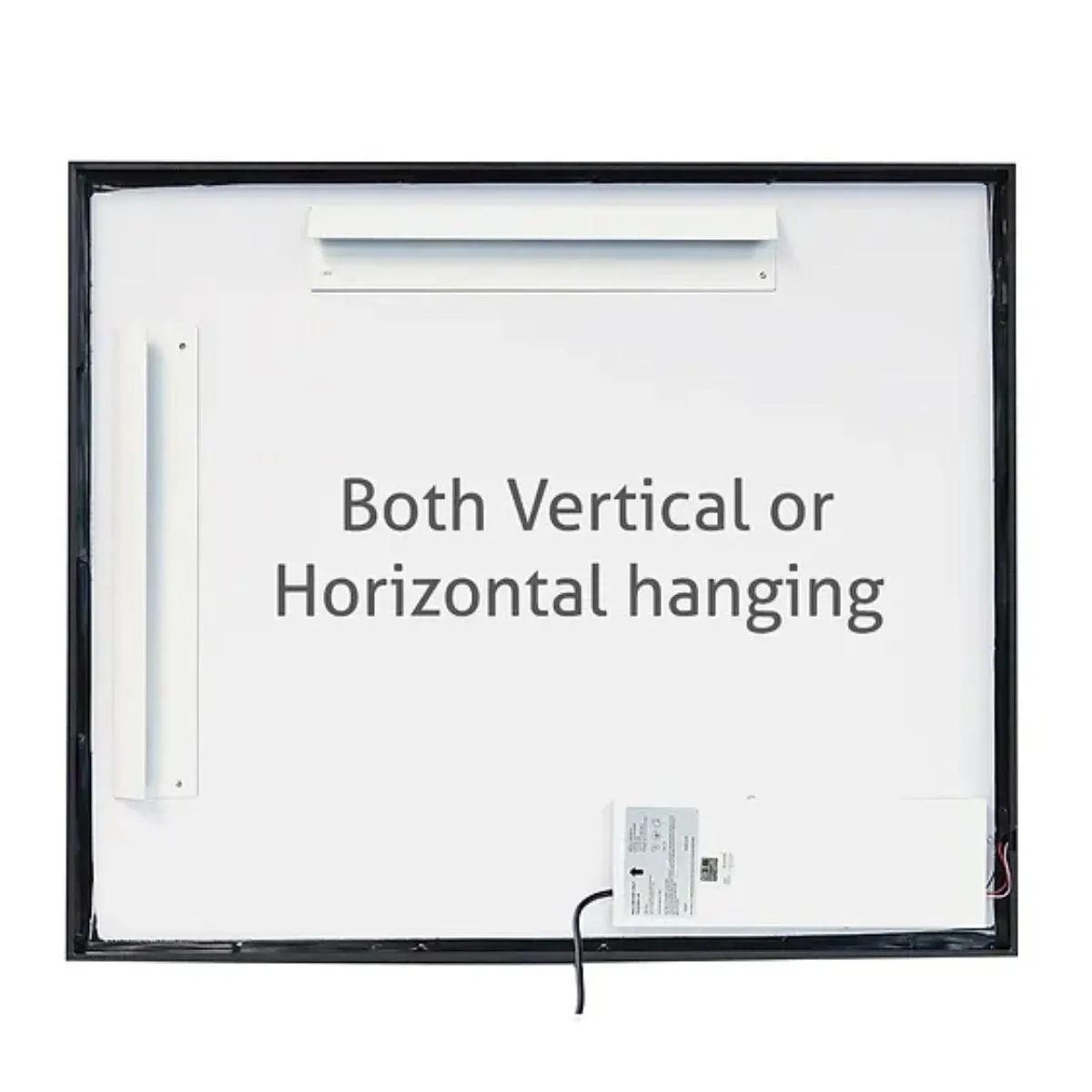Keanu 48 In. X 36 In. Tri-color LED Wall Mirror With Touch On/Off Dimmer Function