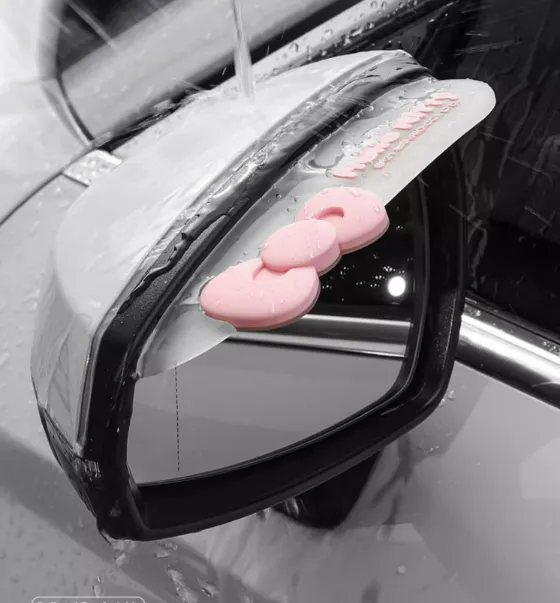 Kitty Mirror Rain Visor Smoke Guard