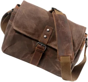 Large Camera Bag for Dslr Waterproof Canvas Professional Bag Tripod Slot Casual Use