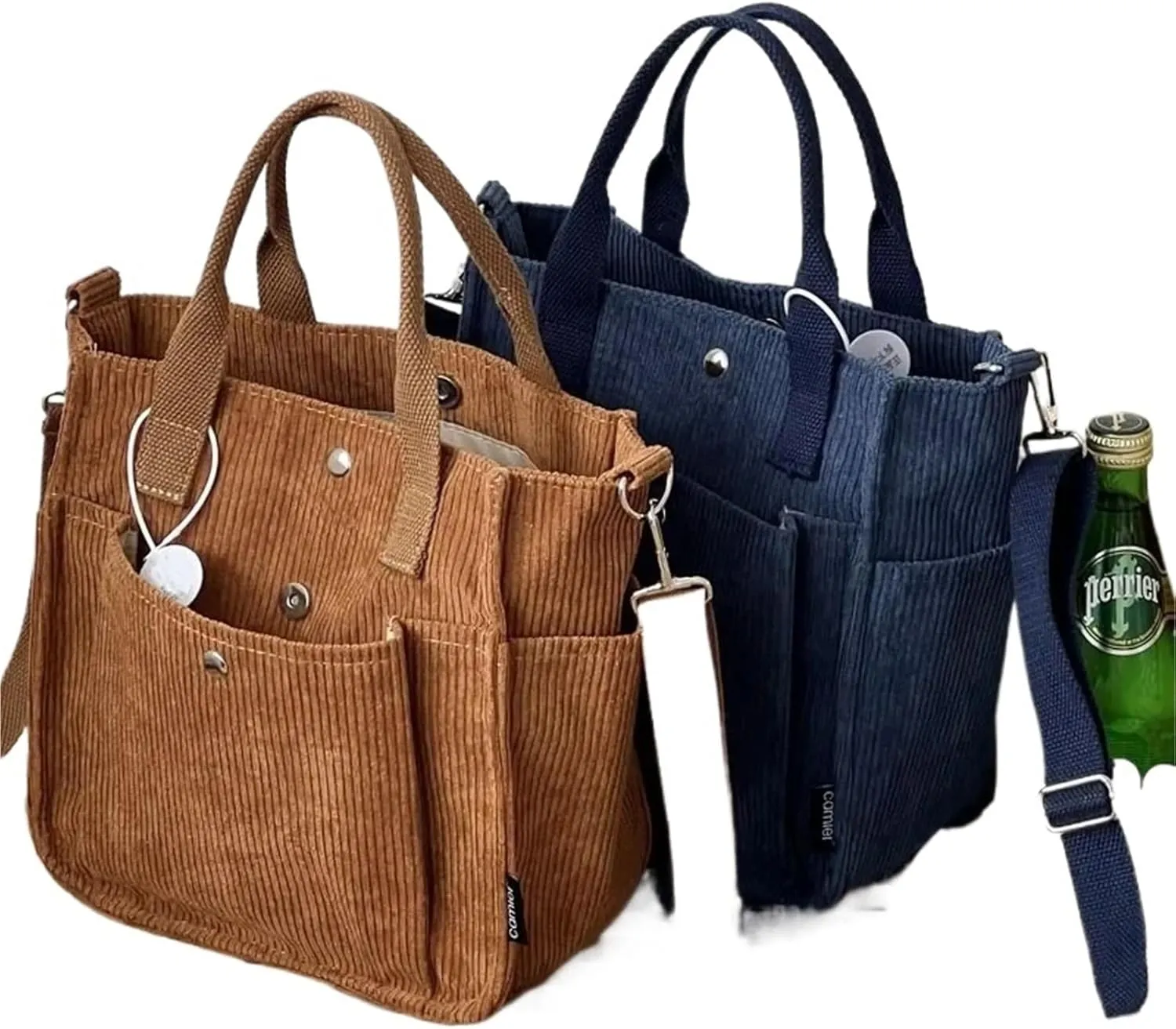 Large Corduroy Women's Shoulder Bag Canvas Ladies Tote Bag Fashion Handbag Messenger Bags Student Crossbody Shopper