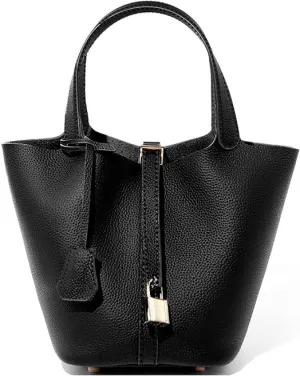 Leather Bucket Bag Bag Women's Basket Handbag Changing Bag Bridal Wedding Bag