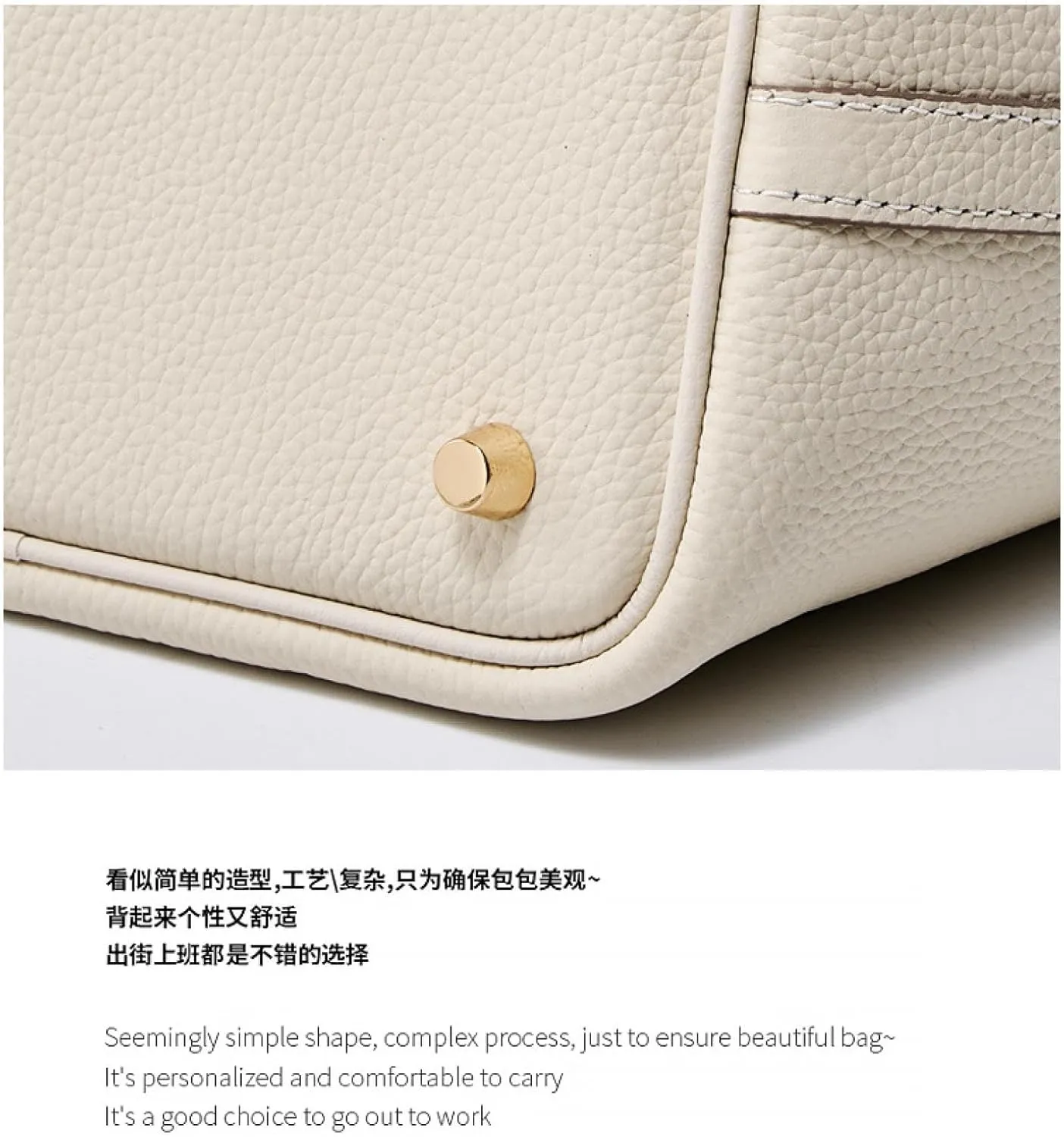 Leather Bucket Bag Bag Women's Basket Handbag Changing Bag Bridal Wedding Bag