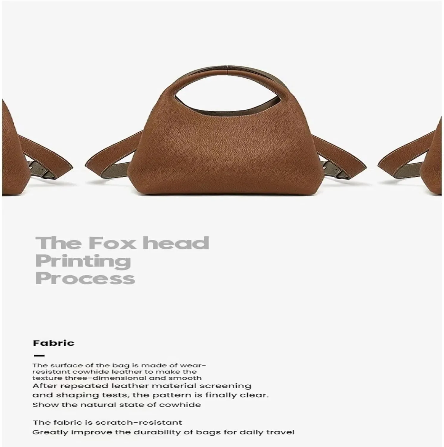 Leather Vegetable Basket Women's Soft Leather Bucket Bag Tote Shoulder Bag