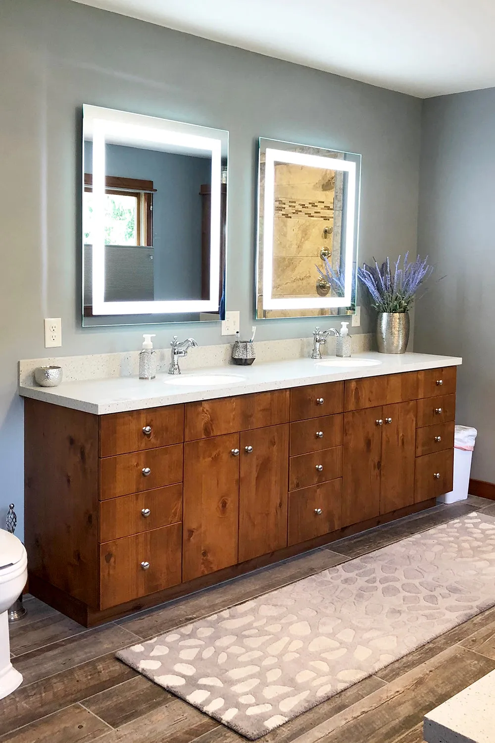 LED Mirror (Front-Lighted) 36" x 48" (or 48" x 36")