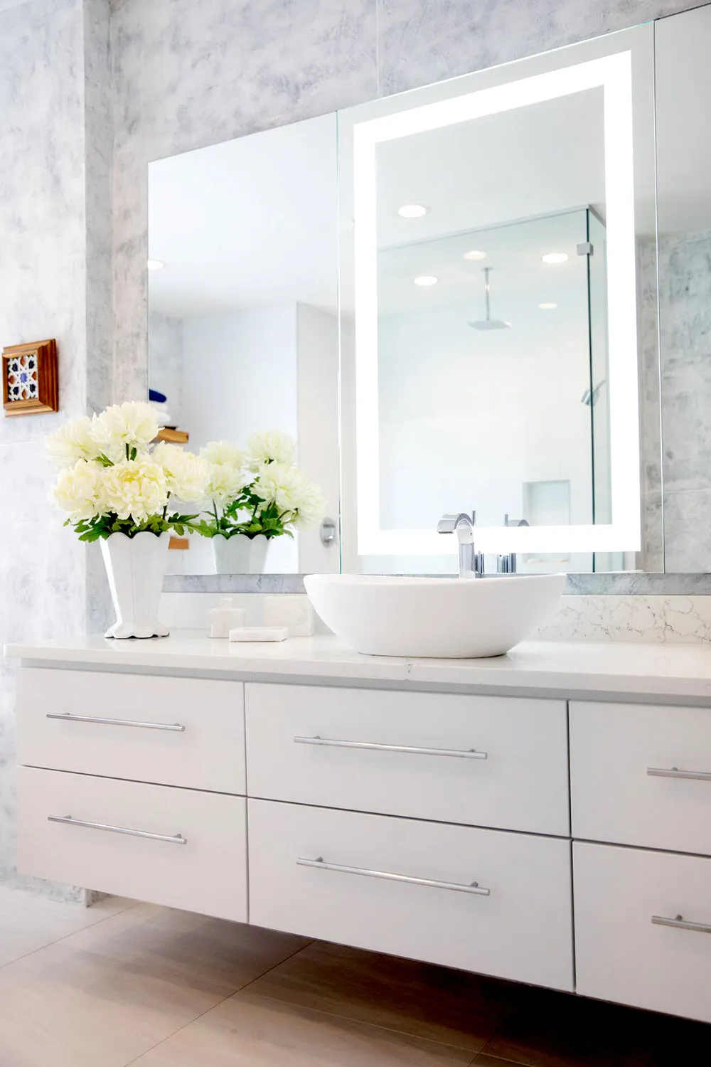 LED Mirror (Front-Lighted) 36" x 48" (or 48" x 36")