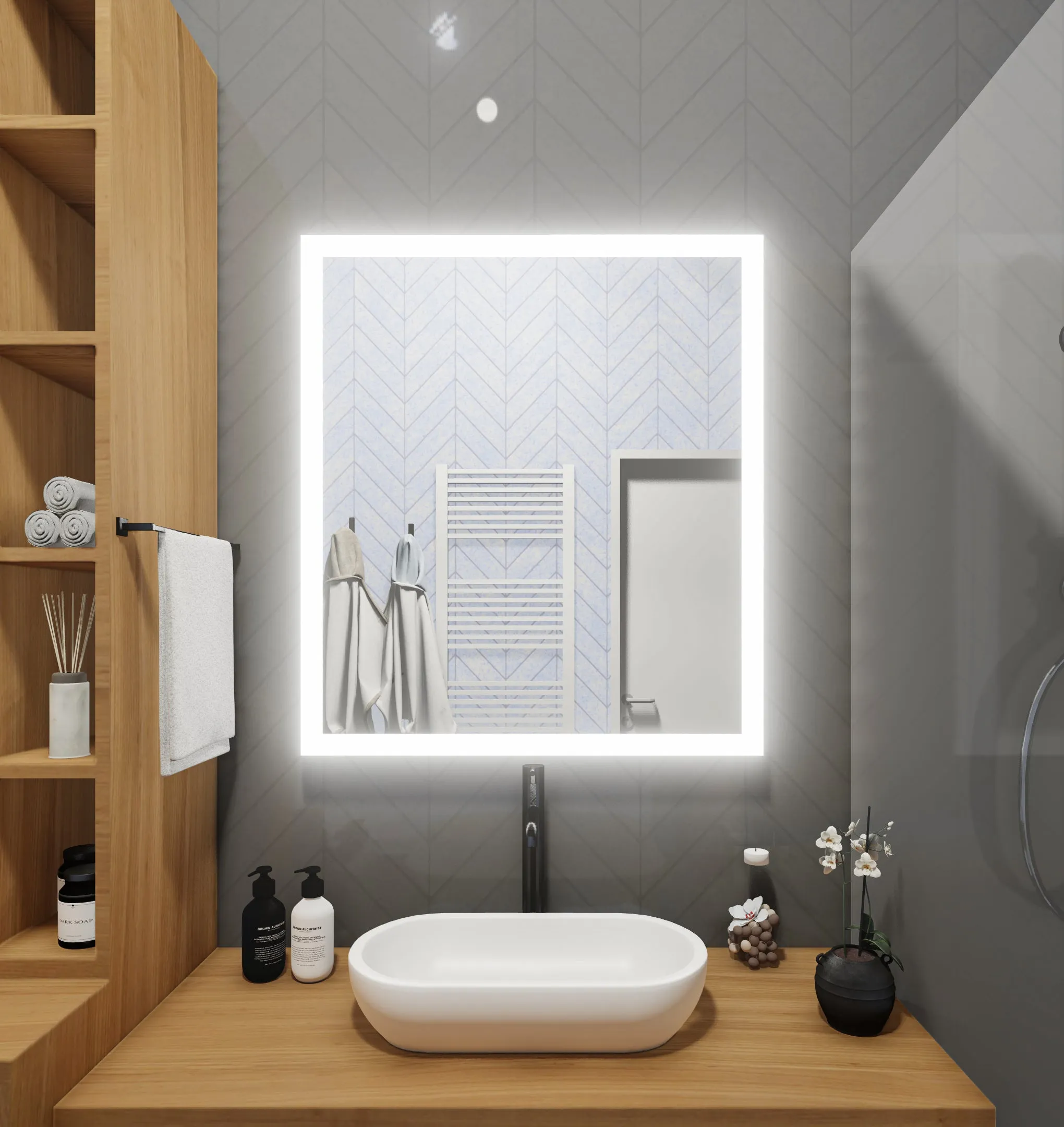 LED Mirror (Side-Lighted) 36" x 44"