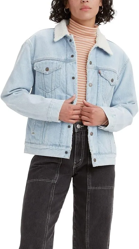 Levi's Women's Ex-Boyfriend Sherpa Trucker Jacket (Also Available in Plus)