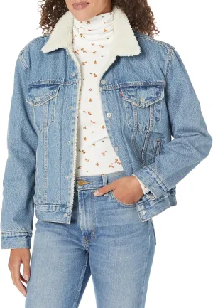 Levi's Women's Ex-Boyfriend Sherpa Trucker Jacket (Also Available in Plus)