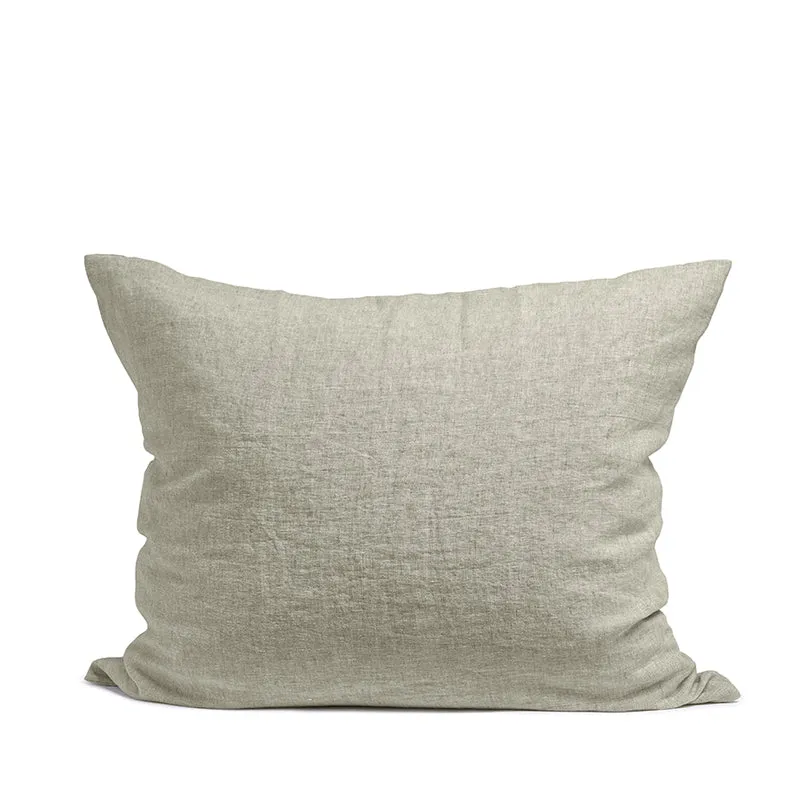 Linen pillow case sage
