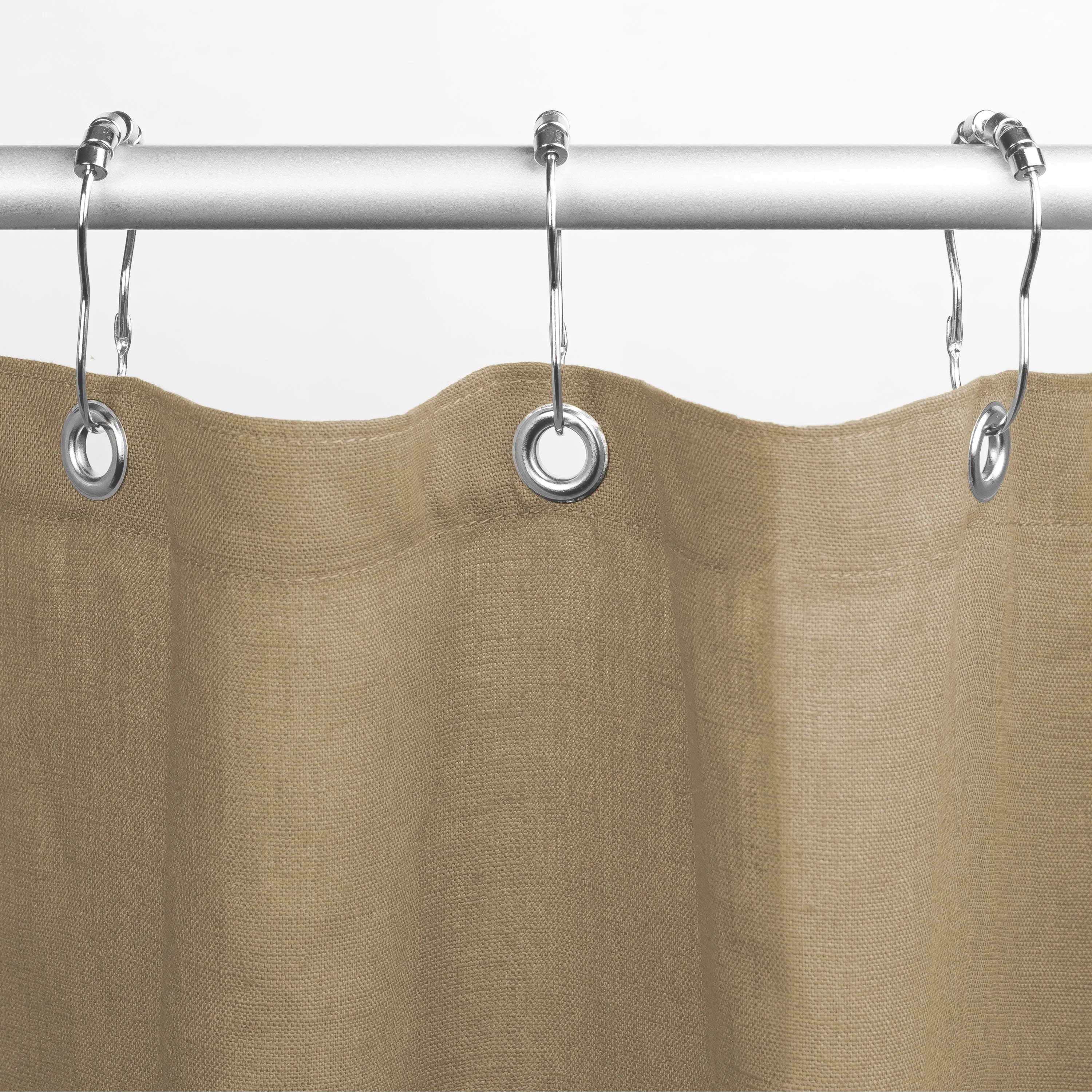 Linen Shower Curtain – Bath, Tub   Stall Sizes