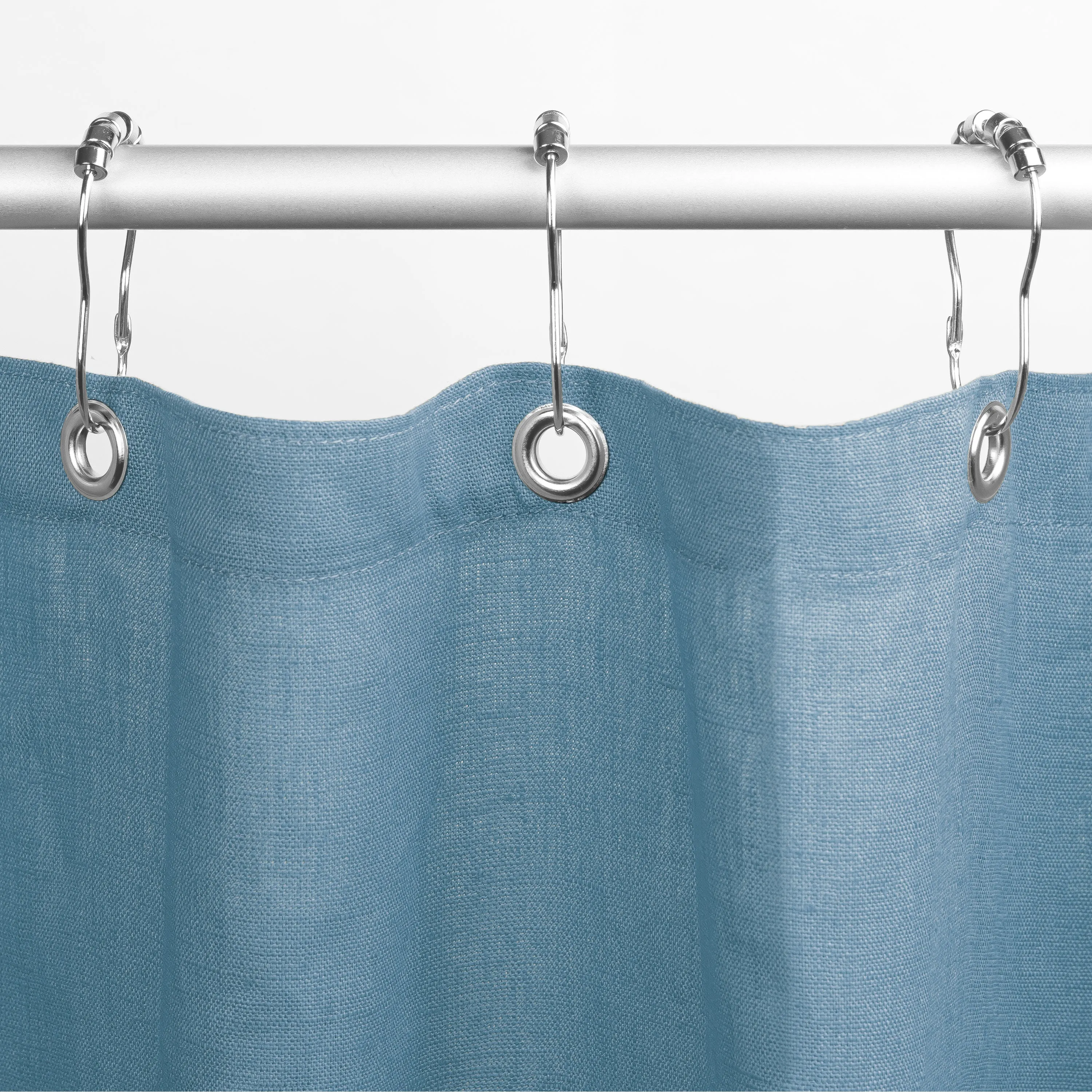 Linen Shower Curtain – Bath, Tub   Stall Sizes