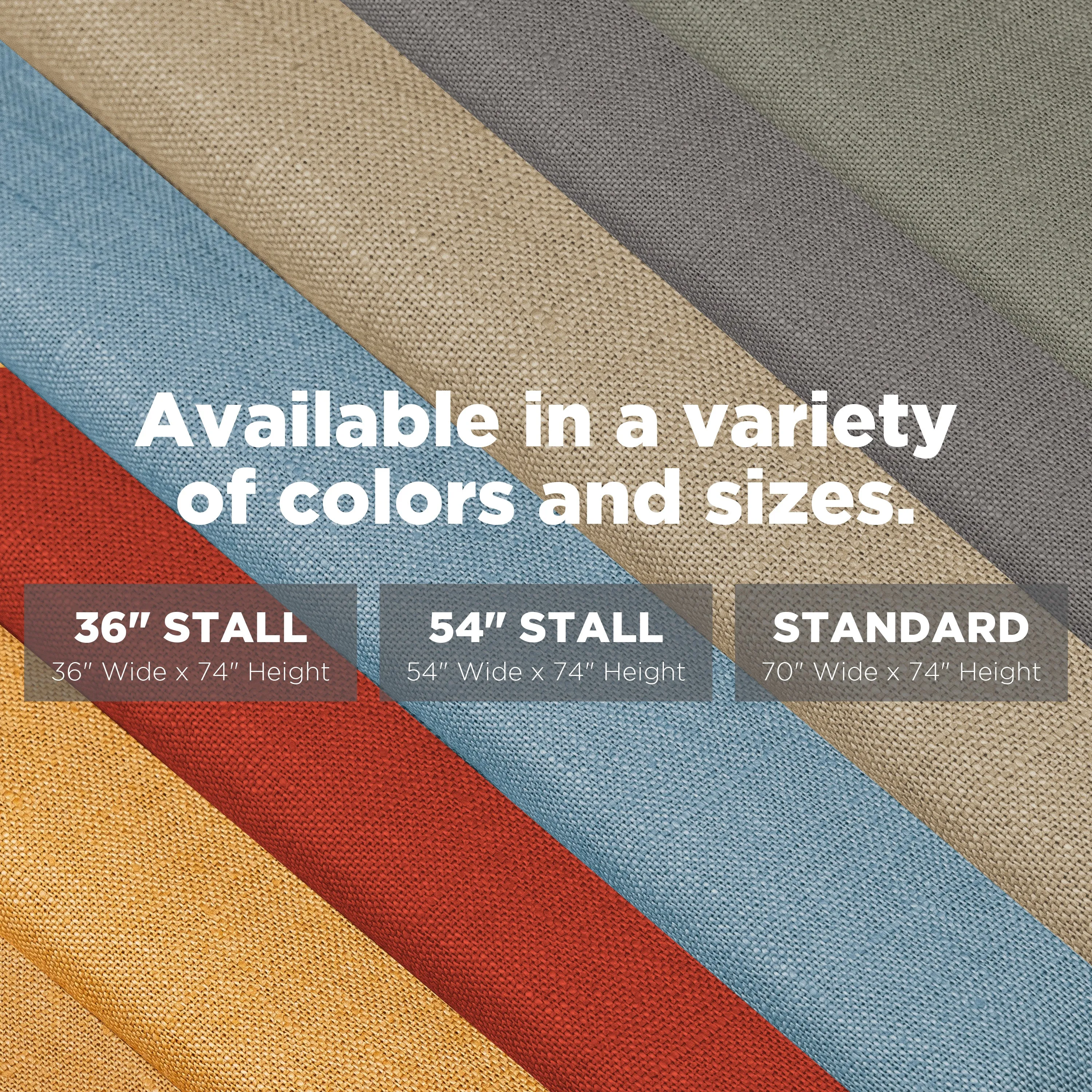 Linen Shower Curtain – Bath, Tub   Stall Sizes