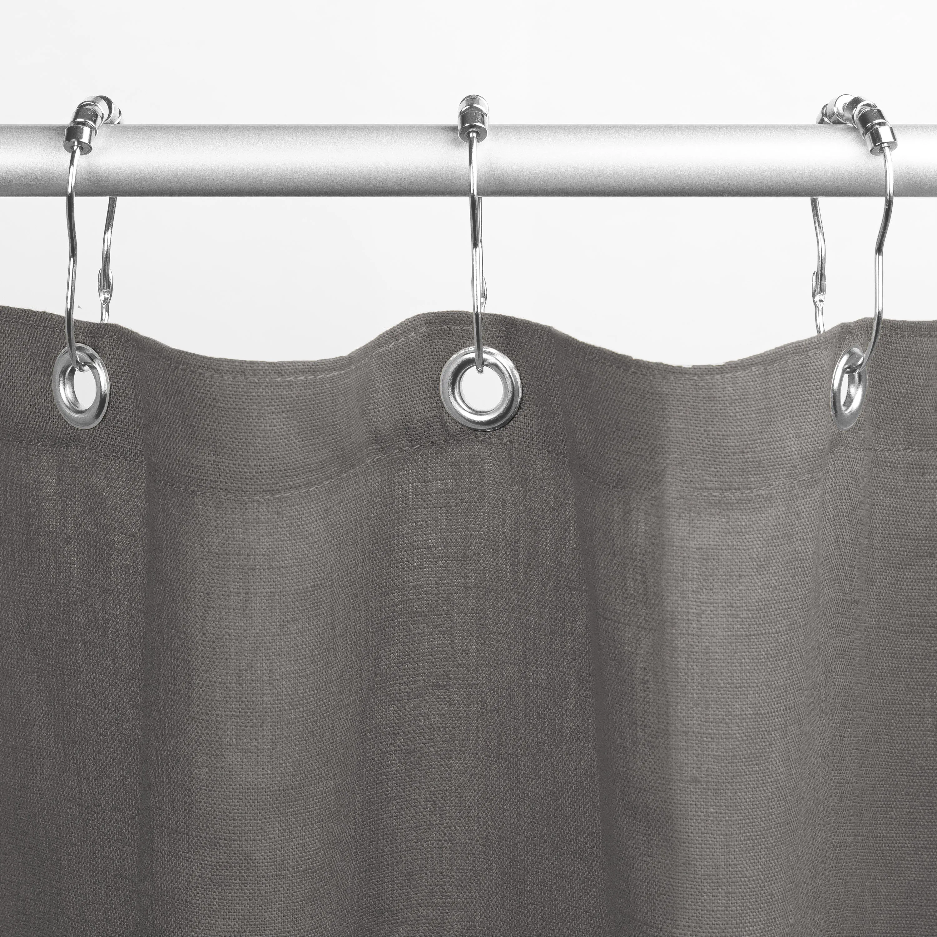 Linen Shower Curtain – Bath, Tub   Stall Sizes