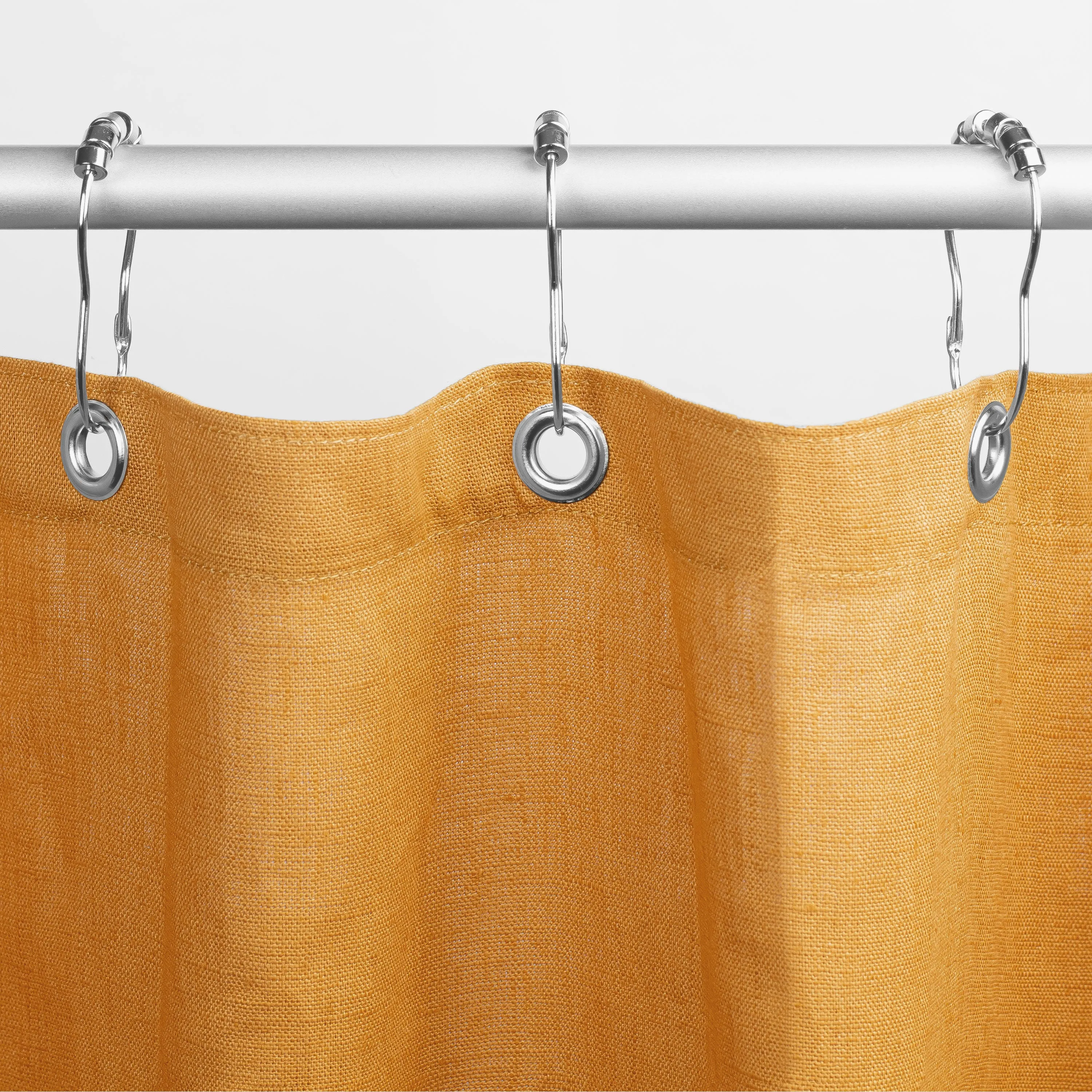 Linen Shower Curtain – Bath, Tub   Stall Sizes