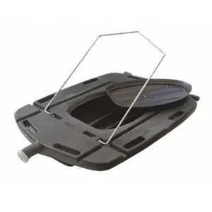 Lisle 19202 Low Profile Truck Oil Drain with Lid